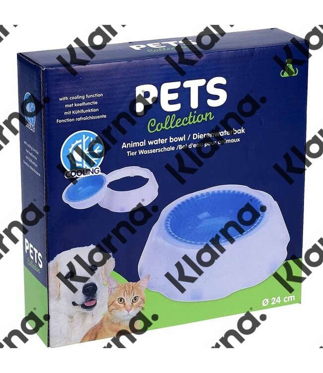 Pets Collection Dierenwaterbak met koelfunktie - 24cm