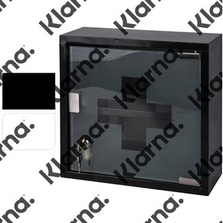 Bathroom Solutions Medicijnkastje RVS zwart