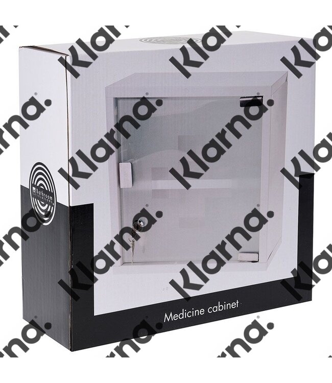 Bathroom Solutions Medicijnkastje RVS zwart