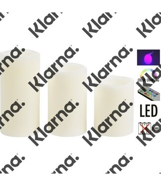 LED kaarsenset met afstandsbediening