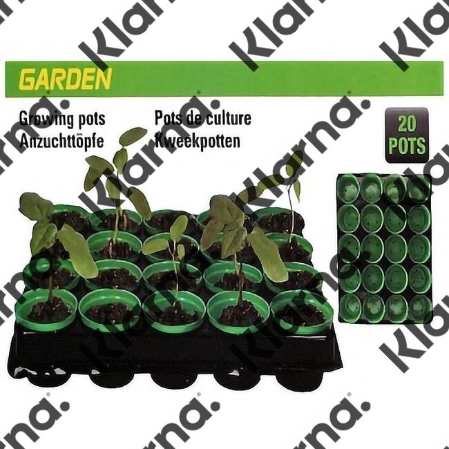 Kinzo Kweekpotten, 20 stuks in tray
