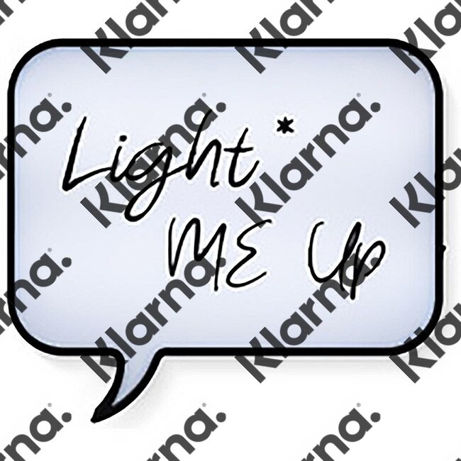 LED Lichtbox Tekstballon