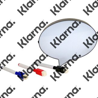 Lichtbox met 3 uitwisbare stiften