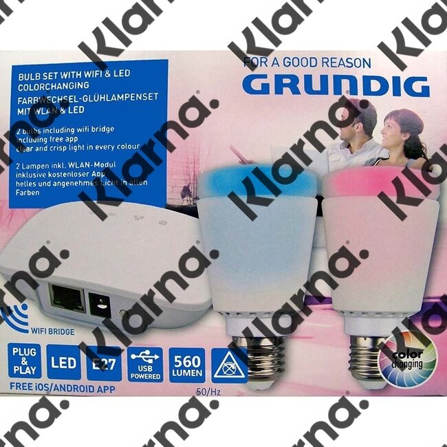Grundig Lampenset met WIFI & LED kleurschakeringen