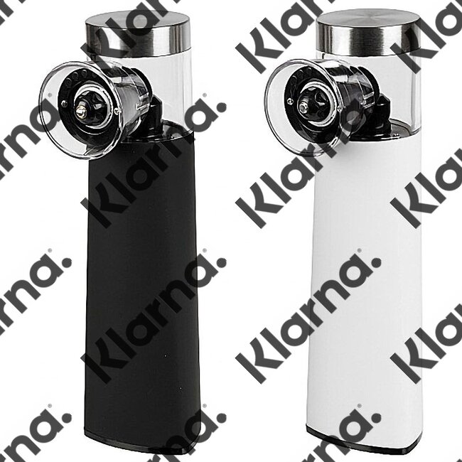 Automatische zout- en pepermolen zwart