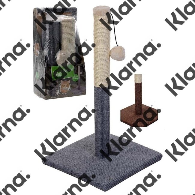 Kattenkrabpaal grijs