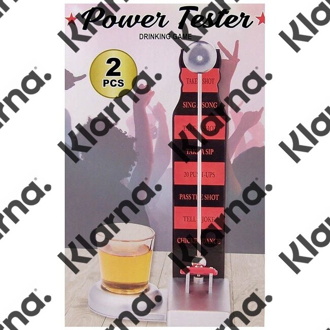 Power tester drinkspel