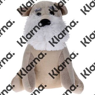 Deurstopper hond wit-creme