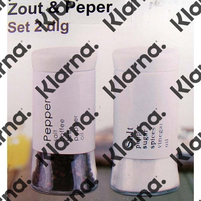 Cuisine  Peper- en zoutvat