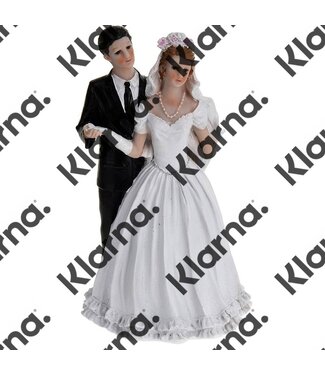 Trouwfiguur Bruid en Bruidegom 29cm