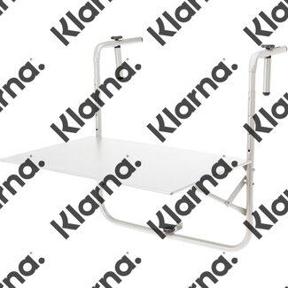 Ambiance Balkontafel 60x43cm - mat wit