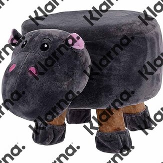 Kinderkruk - 25 cm hoog - nijlpaard