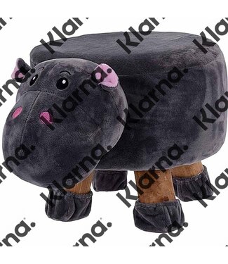 Kinderkruk - 25 cm hoog - nijlpaard