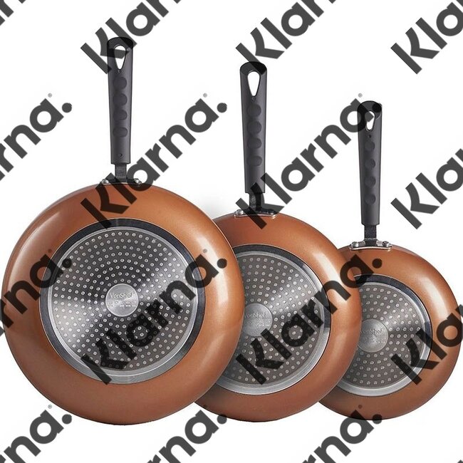 San Ignacio Koekenpannen(3x) met glazen deksels (2x)