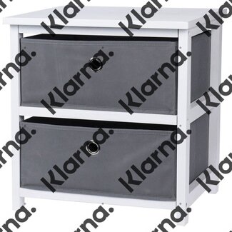 Opbergkastje met 2 lades - MDF