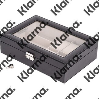Horlogebox - voor 6 horloges en 3 brillen