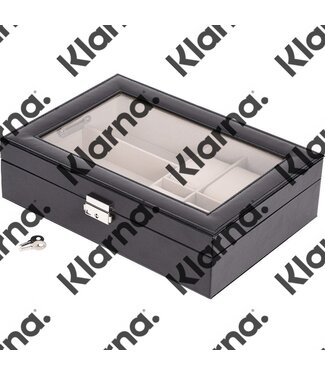 Horlogebox - voor 6 horloges en 3 brillen