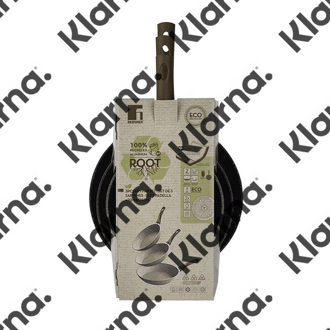 San Ignacio Koekenpannenset - Ø20, 24, 28cm - Eco Friendly - Champagne