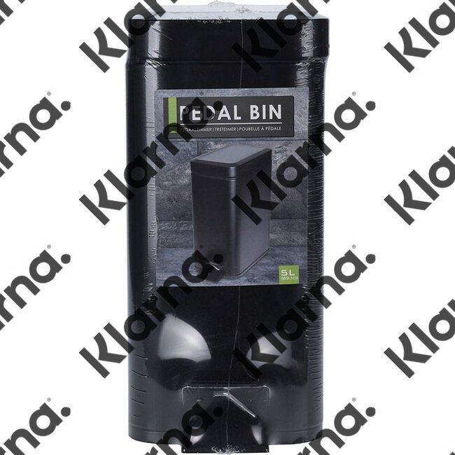 Pedaalemmer - zwart - 5L