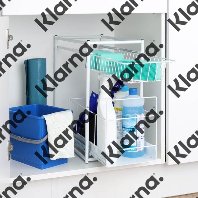 Haushalt International Metalen gootsteenrek met uitschuifbare lades