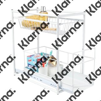 Haushalt International Metalen gootsteenrek met uitschuifbare lades