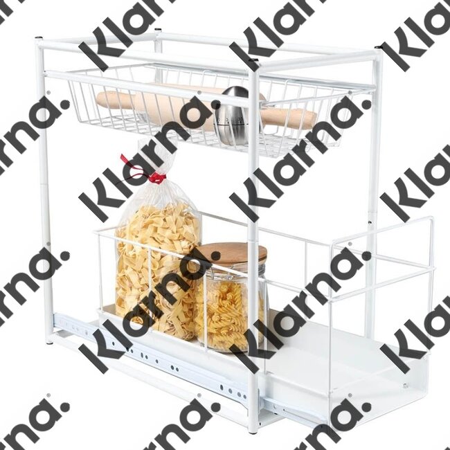 Haushalt International Metalen gootsteenrek met uitschuifbare lades