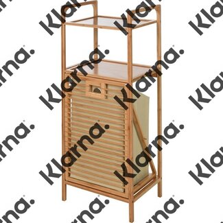 Bathroom Solutions Bamboe Badkamerrek met 2 rekken en wasmand