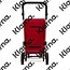 Duett Truck Boodschappentrolley - Koelvak - 49 L - rood