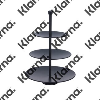 Excellent Houseware. Etagere 3 laags - 36.5cm - zwart