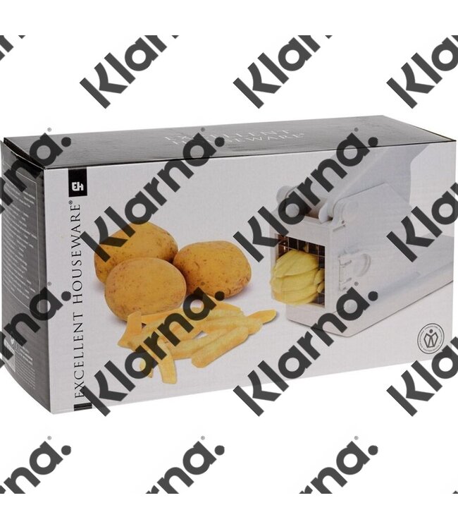 Excellent Houseware. Aaardappelsnijder - RVS - wit