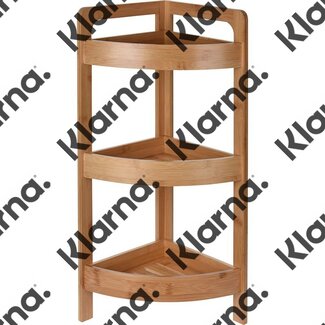 Badkamerrek 3 laags hoek - Bamboe