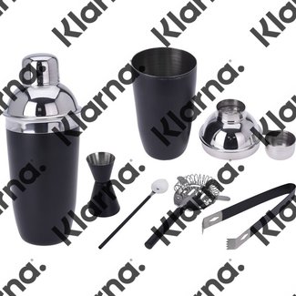 Excellent Houseware. Cocktailshakerset - 5 delig - mat zwart
