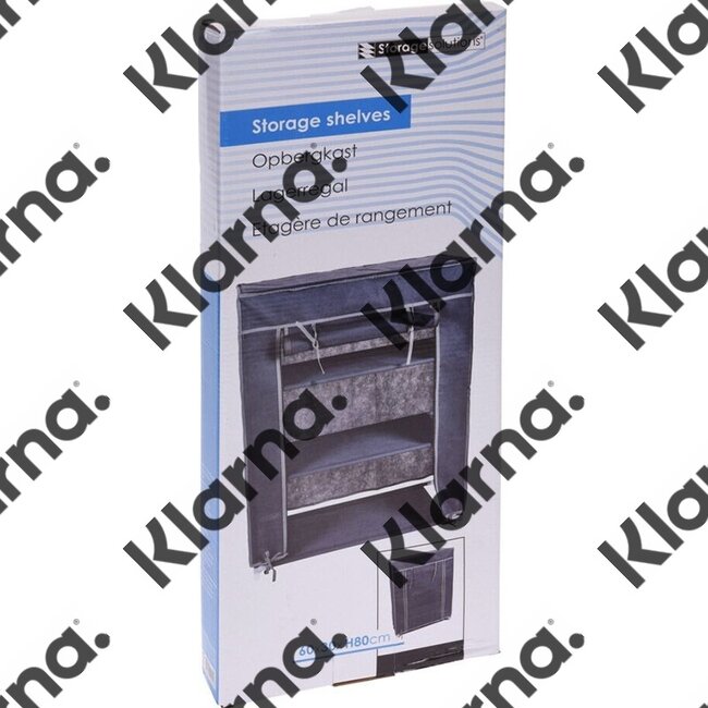 Storage Solutions Garderobekast - Opbergkast - 3 schappen