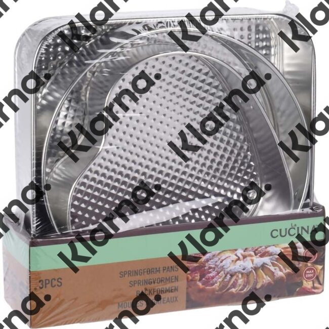 La Cucina Springvormen -  set van 3 vormen