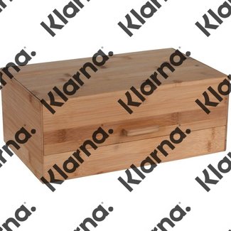 Excellent Houseware. Broodtrommel van Bamboe - 35 x 21 x 14 cm