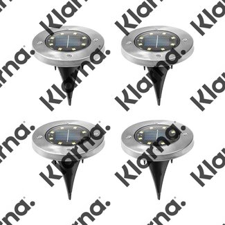 Haushalt International LED Solar Grondspots - 4 stuks