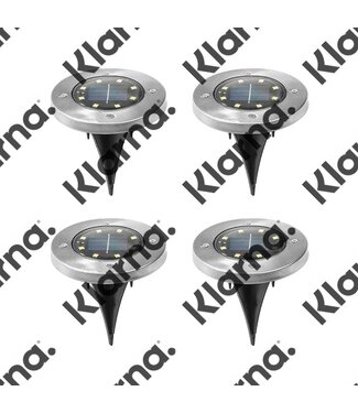 Haushalt International LED Solar Grondspots - 4 stuks