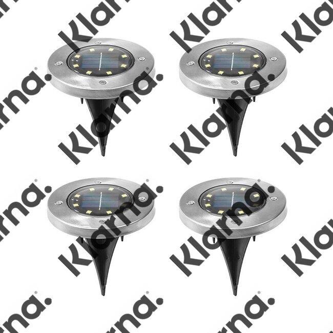 Haushalt International LED Solar Grondspots - 4 stuks