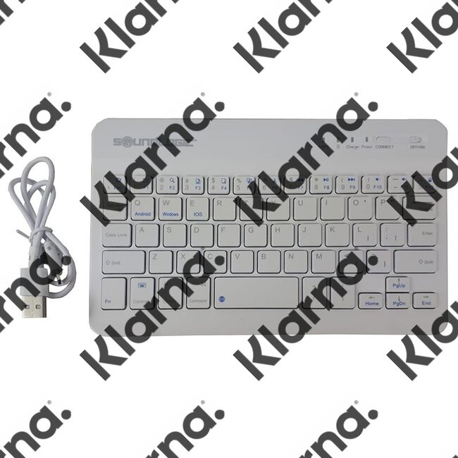 Soundlogic Draadloos Toetsenbord - Universeel - Wit