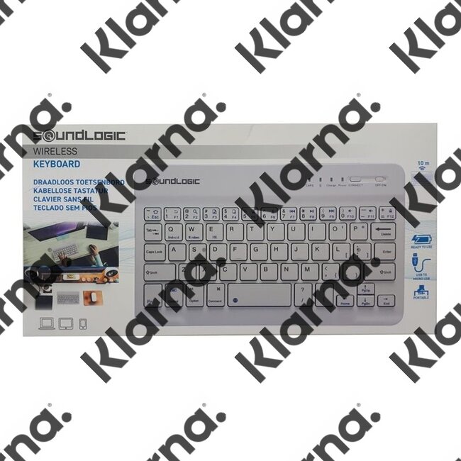 Soundlogic Draadloos Toetsenbord - Universeel - Wit