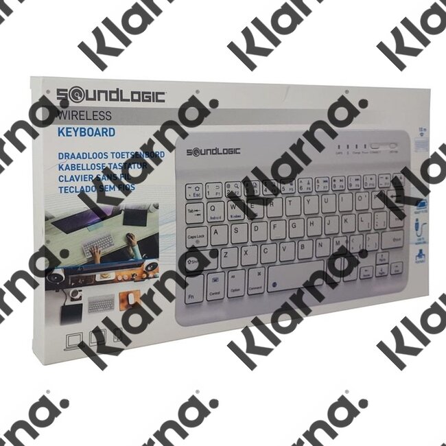 Soundlogic Draadloos Toetsenbord - Universeel - Wit