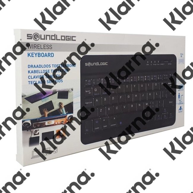 Soundlogic Draadloos Toetsenbord - Universeel - Zwart