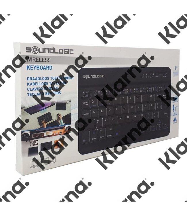 Soundlogic Draadloos Toetsenbord - Universeel - Zwart