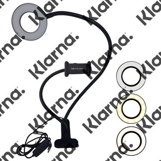 Soundlogic Selfie LED Light - Ringlamp met Telefoonhouder en Tafelklem