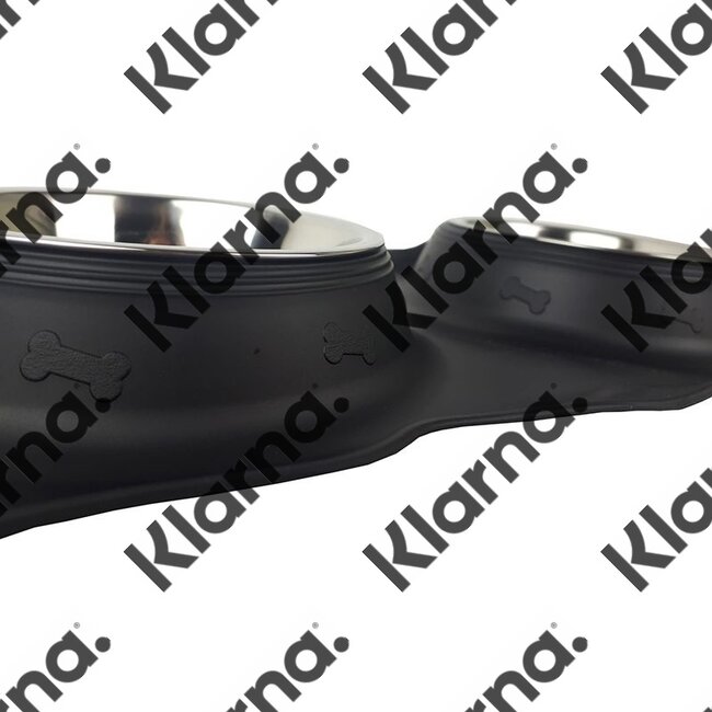 Dubbele Voerbak voor Huisdieren - 36 x 21 x 3 cm