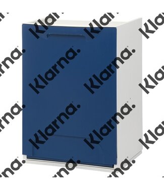 Duett - Afvalbak voor Recycling - Vrijstaand - Stapelbaar - Wandmontage - Blauw