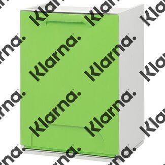 Duett - Afvalbak voor Recycling - Vrijstaand - Stapelbaar - Wandmontage - Groen