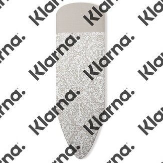 Duett Strijkplankhoes - taupe print