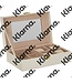 H&S Collection Sieradendoos - 25 x 16 x 7 cm - Wit