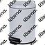 Pedaalemmer - Soft Close - 20 l - Wit